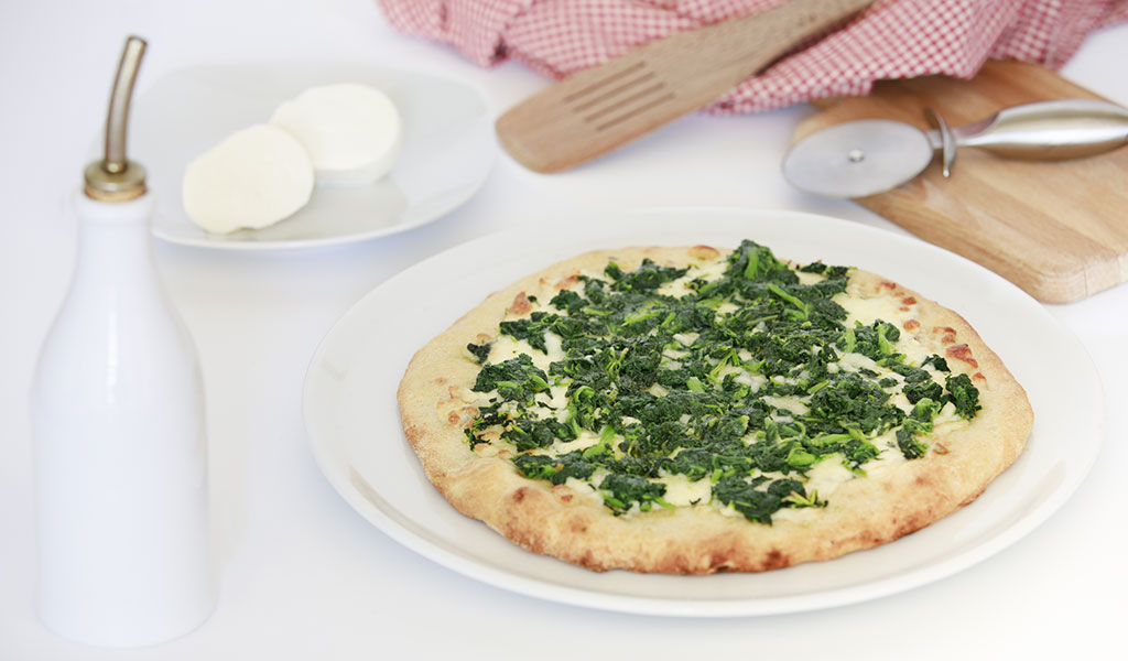 pizza scamorza friarielli olio piccante